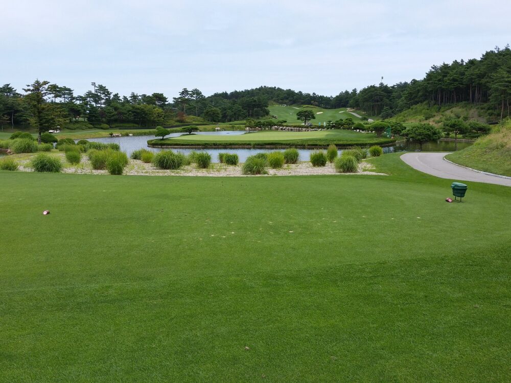 Golf-course-seen-from-wide-angle